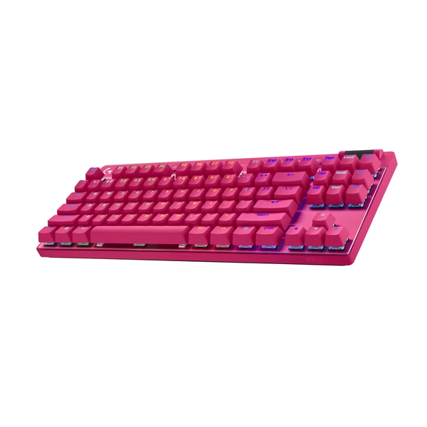 Logitech PRO X TKL LIGHTSPEED Wireless Mechanical Tactile Switch Gaming Keyboard with LIGHTSYNC RGB Magenta 920-012154 - Best Buy