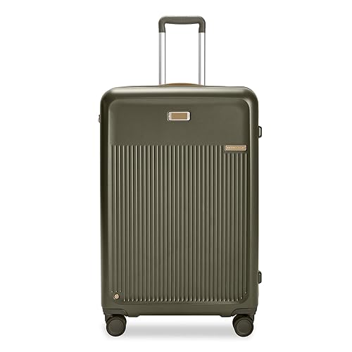 Briggs & Riley Sympatico Hardside Luggage, Olive, 30" Large Checked - 30" Large Checked - Olive