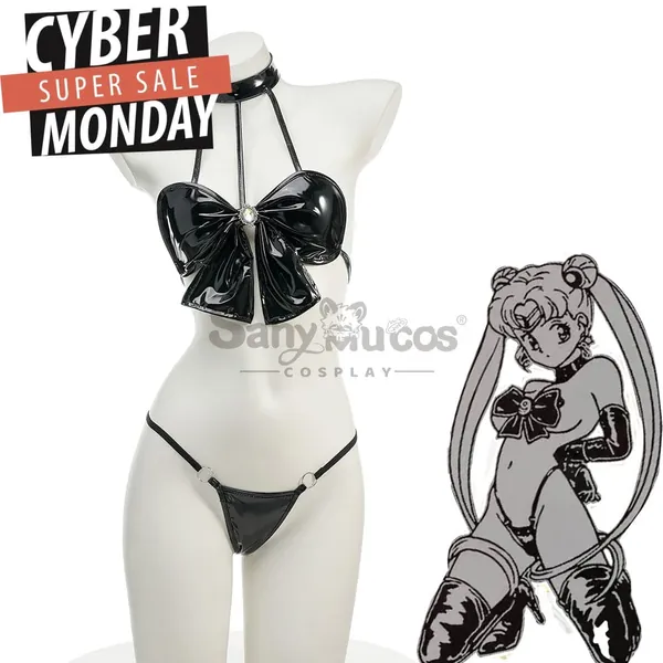 【In Stock】Anime Sailor Moon Cosplay Usagi Tsukino Bikini Swimsuit Cosplay Costume