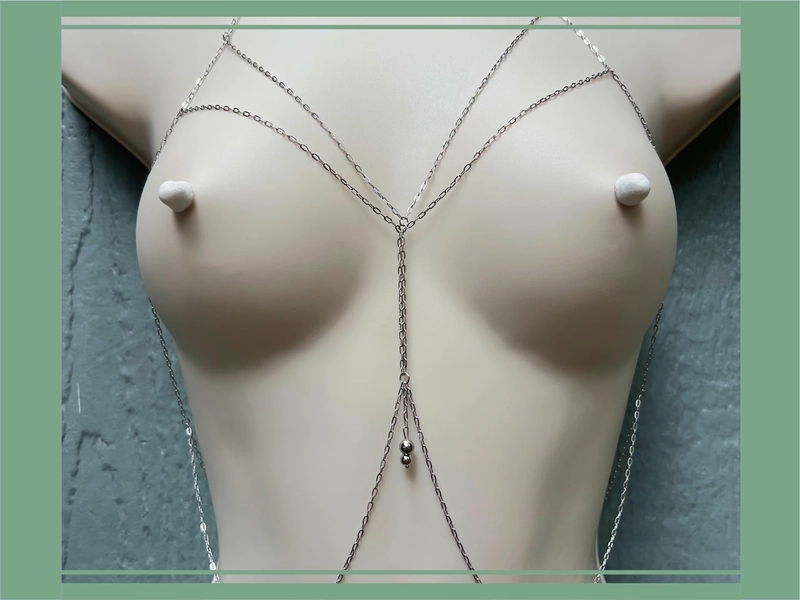 Dainty body chain