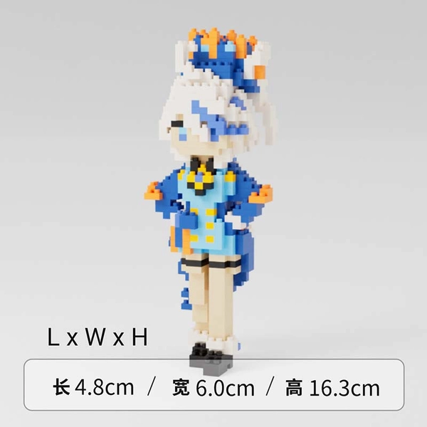 DIY Genshin Impact Toy Figure Mini Building Blocks Genshin Impact Gifts - Furina