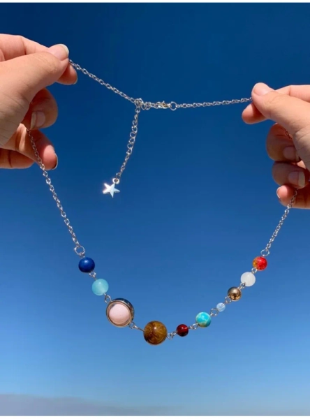 Colar Sistema Solar - com embalagem