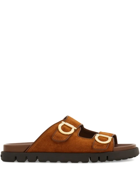 two-strap flat sandals | 6