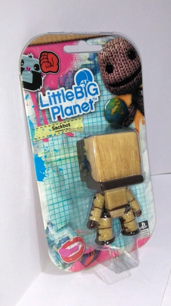 Little Big Planet Sackboy Sackbot Mini Figure Sony PlayStation Merchandise Toy