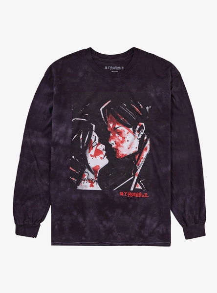 My Chemical Romance Three Cheers For Sweet Revenge Album Cover Washed Long-Sleeve T-Shirt