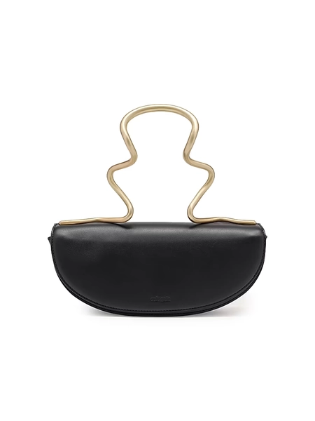 Ilaria Leather Top Handle Bag