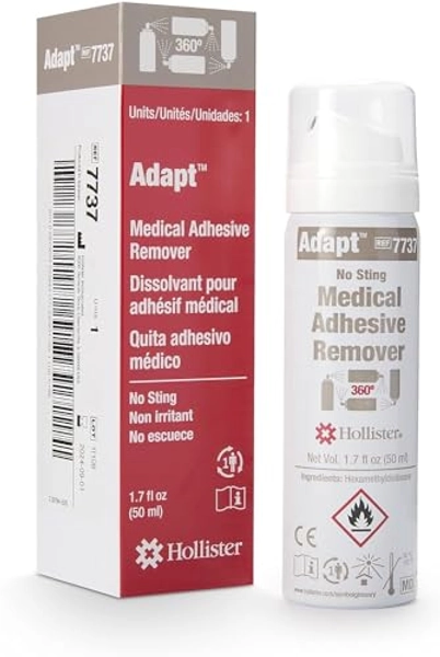 Hollister Adapt Medical Adhesive Remover, No Sting, 360° Spray 1.7 Oz