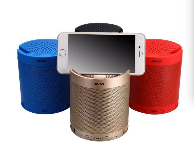 Bluetooth Speaker With Phone Stand - GOLDEN