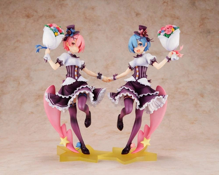 Re:Zero kara Hajimeru Isekai Seikatsu - Rem - Ram - KDcolle - 1/7 - Birthday Ver. Complete Set - 2 Figures (Kadokawa)