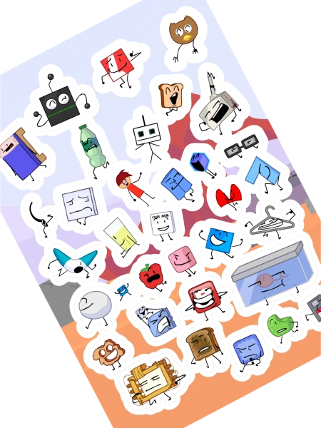 My Cool Show Cast sticker sheet