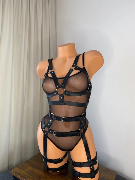Bondage Harness BDSM, Lingerie Harness Bodysuit, Woman Sexy Outfit, Sexy Gift for Her, Body Harnessfor Women Full Body Lingerie See Through - Etsy