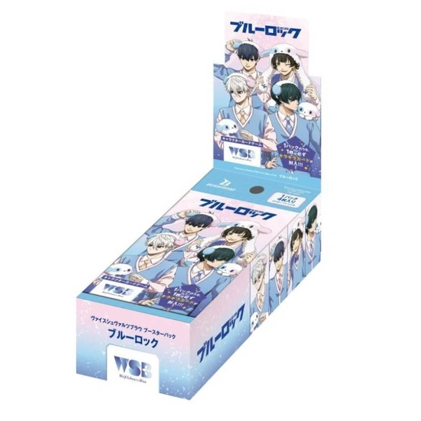 Weiss Schwarz TCG Blue Lock Box of 10 Boosters 4 Cards