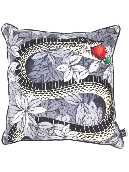 Fornasetti Peccato Originale silk cushion