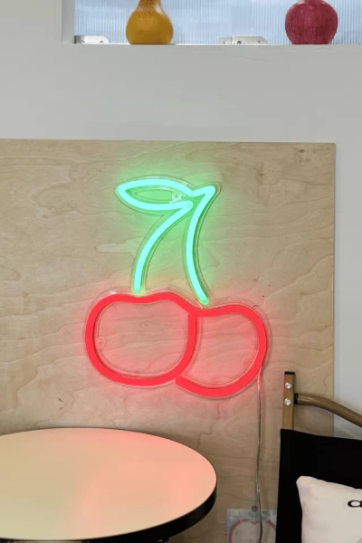 Neon Cherry Sign