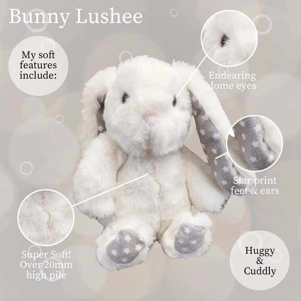 World's Softest Plush - Lushee - Bunny Lushee 10 inches