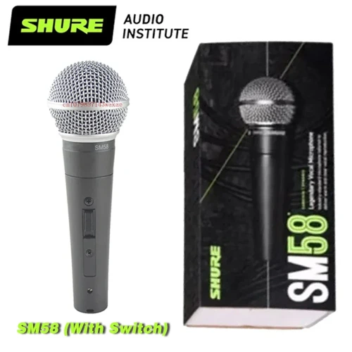 Shure Wired Karaoke Microfone, Vocais ao Vivo, Microfone Profissional, Série Dinâmica, Portátil, Condensador, Shure, 58LC - AliExpress 509