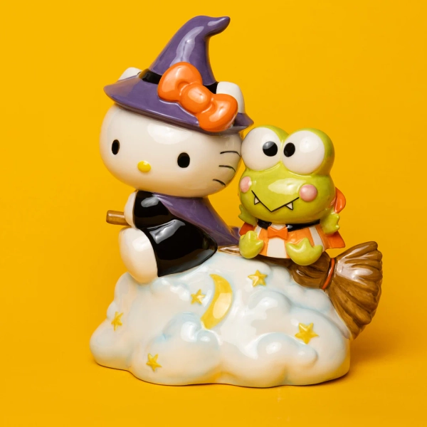 Hello Kitty and Keroppi figurine