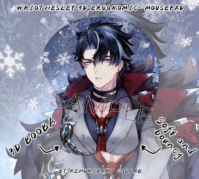Wriothesley 3D Mousepad