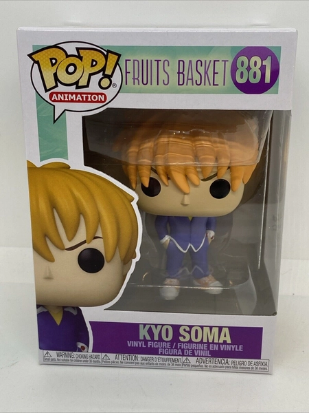 Funko Pop! Fruits Basket - Kyo Soma #881 - New Unopened In Pop Protector
