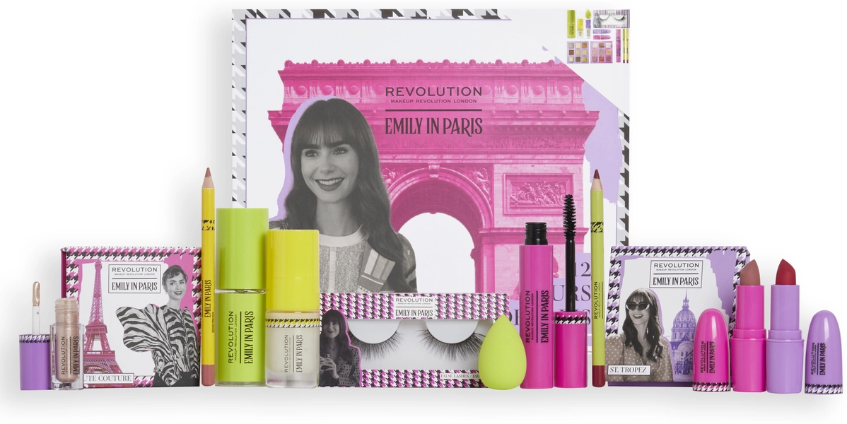 Makeup Revolution London x Emily In Paris 12 Jours de Paris
