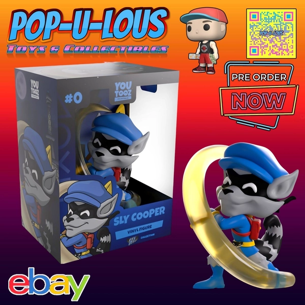 Youtooz Sly Cooper Collection #0 Sly Cooper Vinyl Figure🔥PRE-SA<wbr/>LE🔥