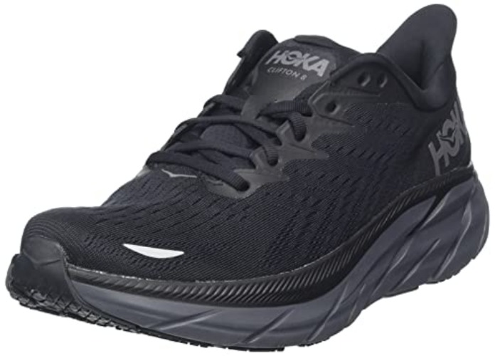 HOKA ONE ONE Men's Running Shoes Sneaker - 8.5 - Black/Black