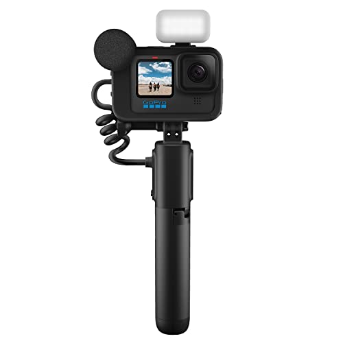 GoPro HERO11 Black Creator Edition - Includes HERO11 , Volta (Battery Grip, Tripod, Remote), Media Mod, Light Mod, Enduro Battery, and Carrying Case - H11 Creator Edition
