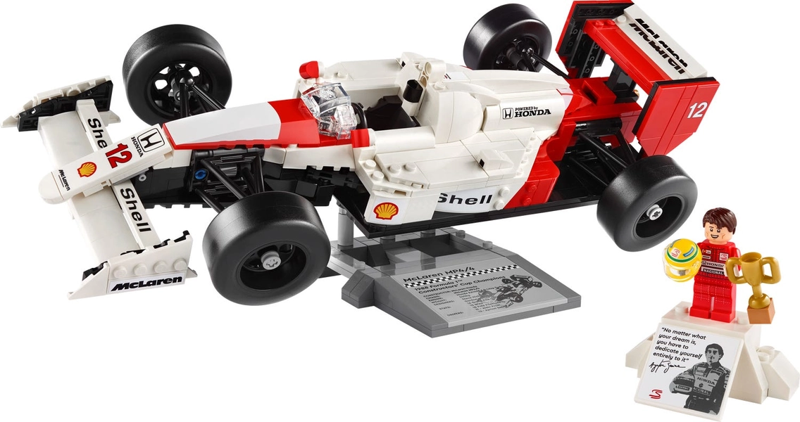 McLaren MP4/4 og Ayrton Senna 10330 | LEGO® Icons | Offisielle LEGO® Shop NO 