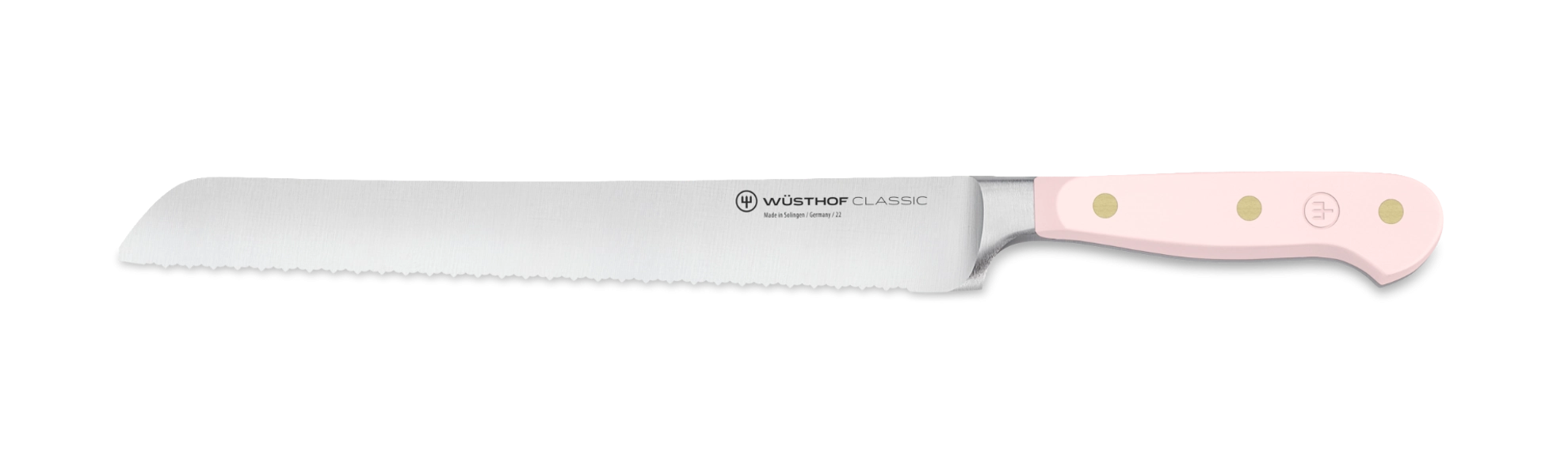Wüsthof Classic Colour Precision Double Serrated Bread Knife 23cm Pink Himalayan Salt (WT1061706423)