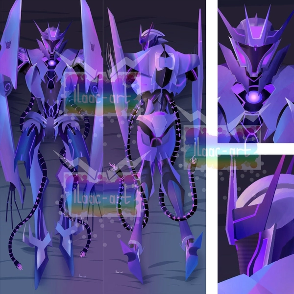 Soundwave Transformers Prime TFP Dakimakura Body Pillow Case 50cmx150cm