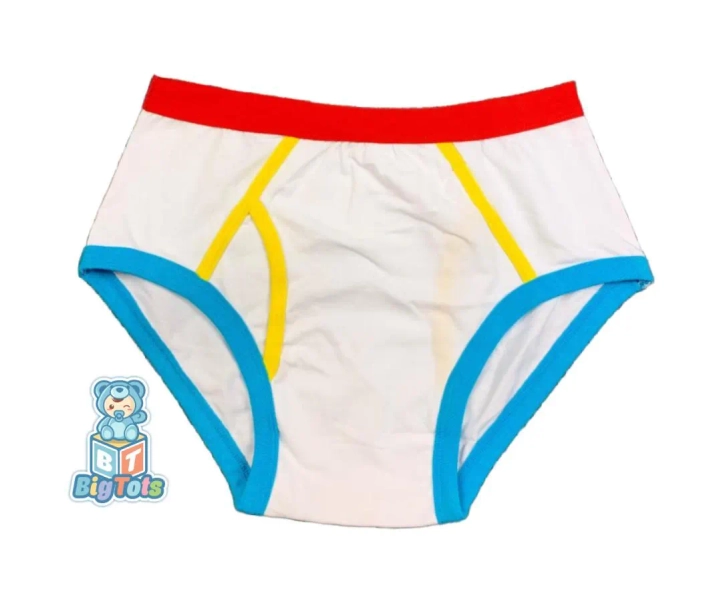 ABDL  White, red, aqua blue,yellow  briefs Adult Baby