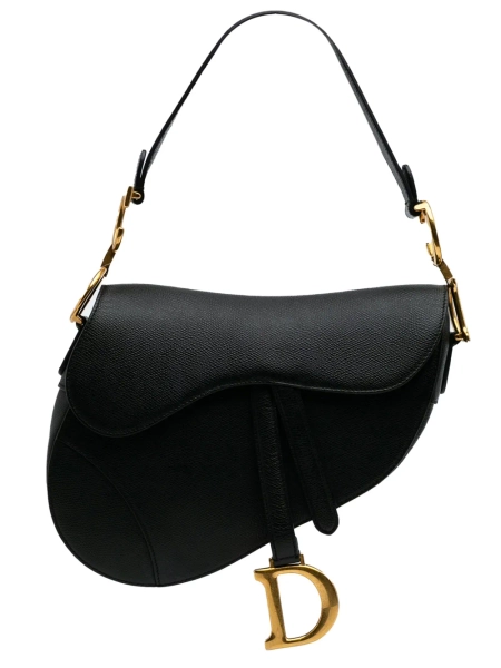 2019 Grained Calfskin Saddle Bag shoulder bag | One Size