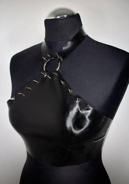 BLVCK Latex Halter Top | Custom Made to fit