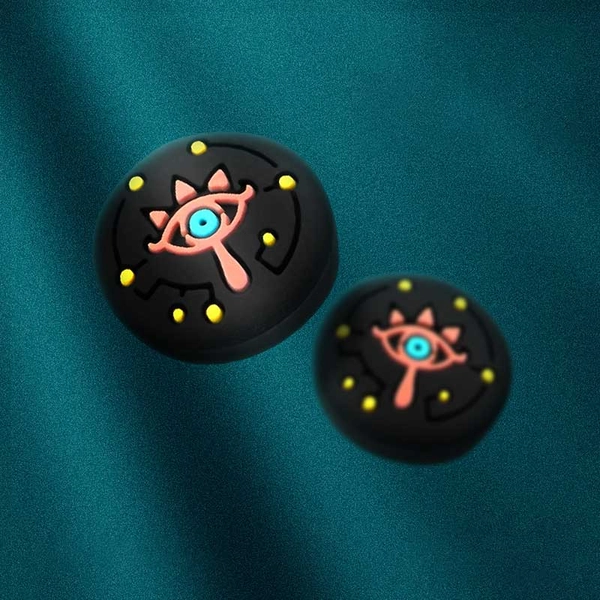 Zelda Switch Thumb Grips with Sheikah Slate