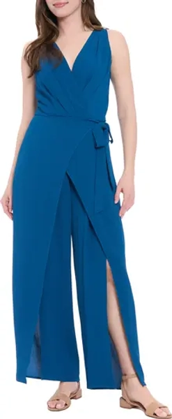 Solid Side Tie Jumpsuit