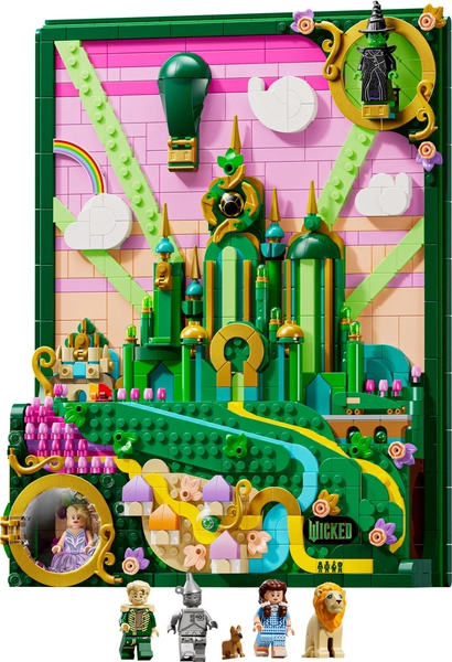 Emerald City Wall Art 75685 | Wicked | Buy online at the Official LEGO® Shop US 