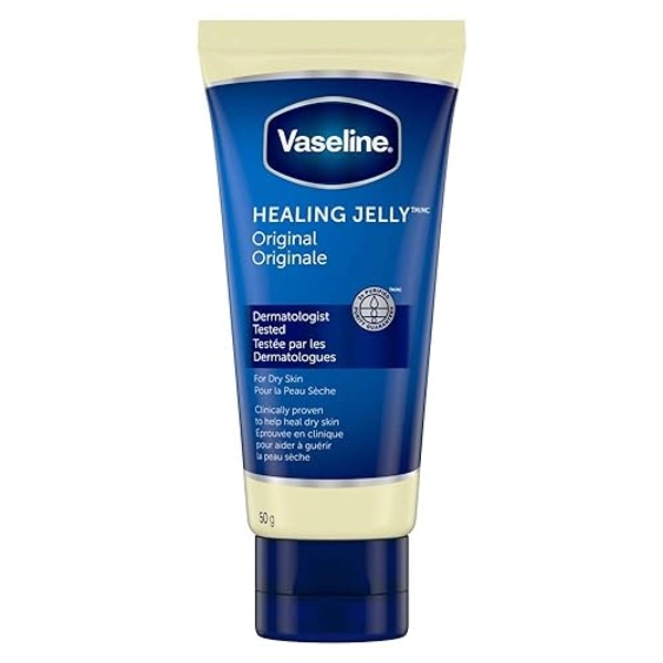 Vaseline Healing Jelly Petroleum Jelly for sensitive, dry skin Original hypoallergenic 50 g
