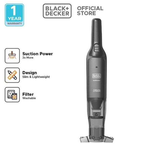 Black+Decker Vacuum Cleaner 12V | Slim and Cordless