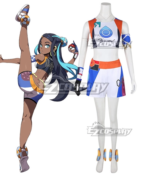 PM PM Sword and Shield Nessa Cosplay Costume