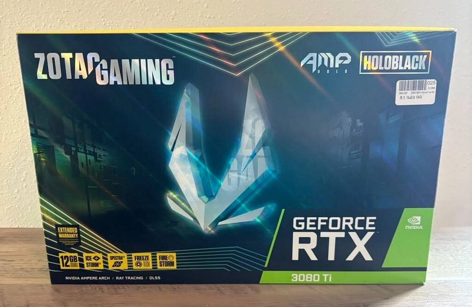 ZOTAC GAMING GeForce RTX 3080 Ti AMP Holo 12GB GDDR6X Graphics Card