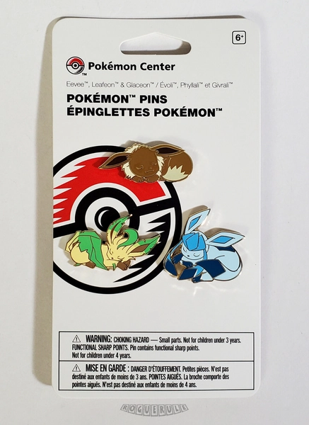 🚦Pokemon Enamel Pins : Eevee - Glaceon - Leafeon : Select  - New!