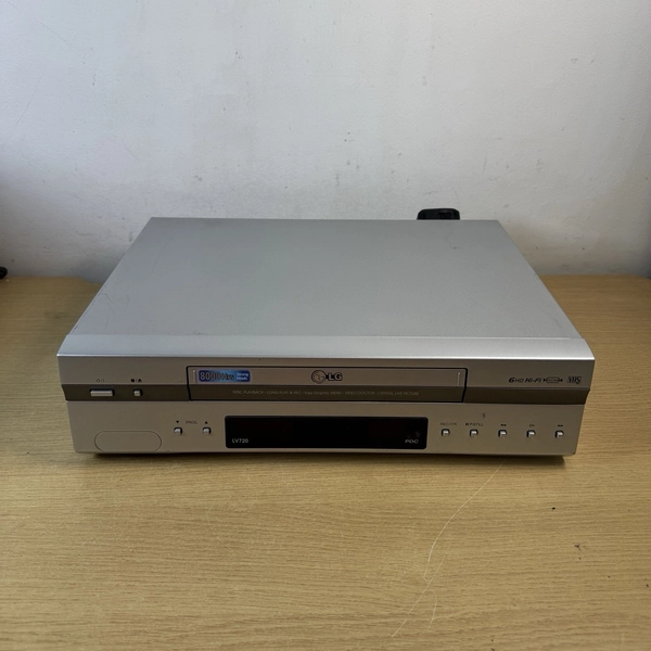LG VHS Video Recorder LV720 Nicam 6-Head Hi-Fi VCR VHS PAL &amp; NTSC