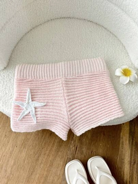 beachy star shein shorts