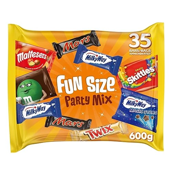 Mixed Fun Size Party Mix Variety - Halloween Pack of 35, 600 grams