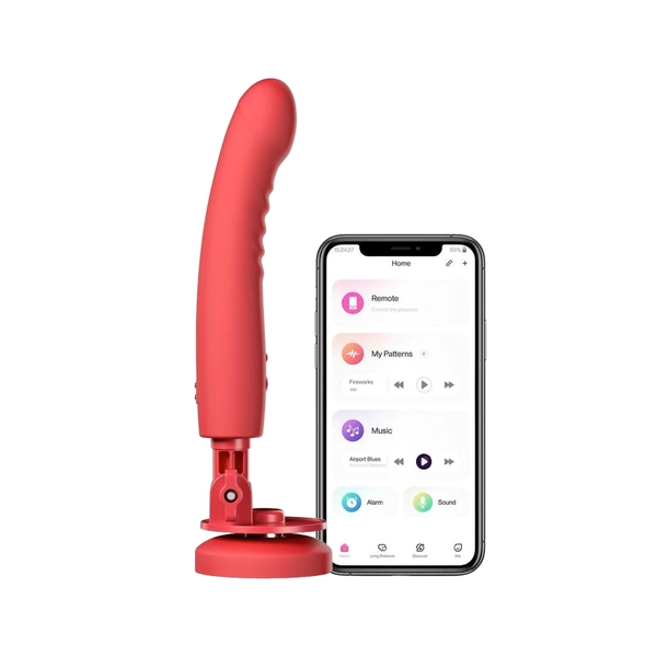 Lovense Mission 2 Rechargeable Vibrating Dildo with Suction Cup