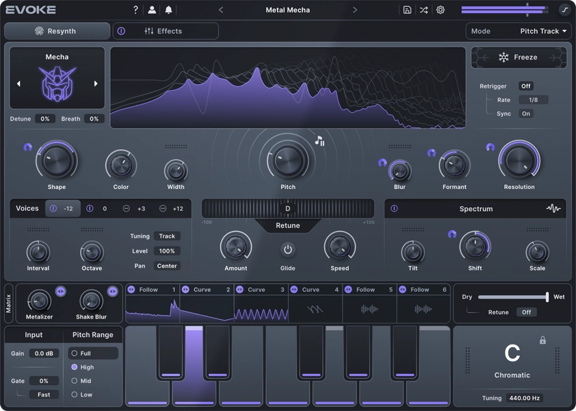 Evoke - Vocal Effects Plugin