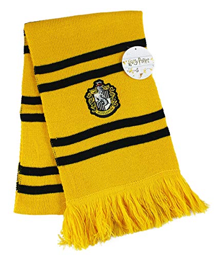 Harry Potter OFFIZIELLER SCHAL Haus von HUFFLEPUFF Hogwarts School of Magic - ORIGINAL WARNER BROS License