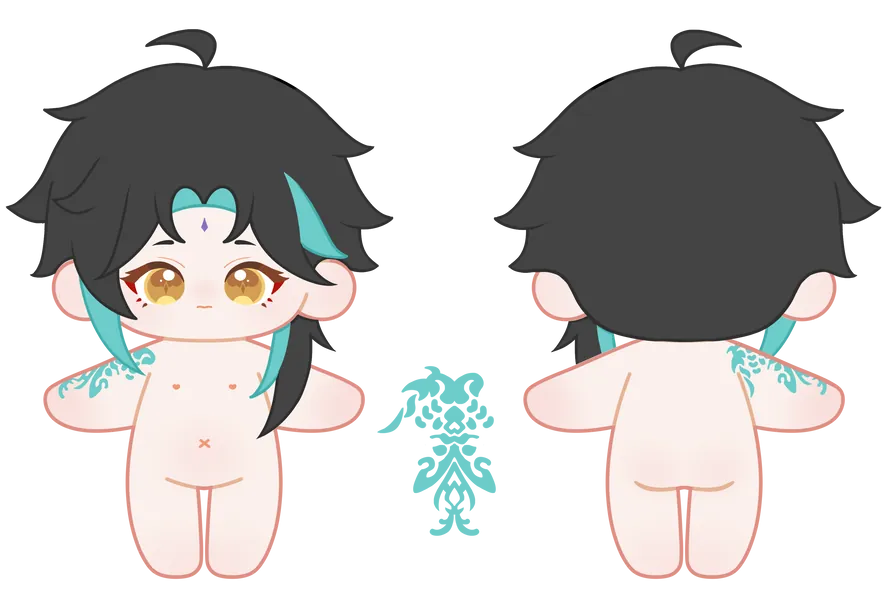 【In Stock 】Consignment Sales Genshin Impact Xiao Doll Plush 20CM | Doll-No Clothes