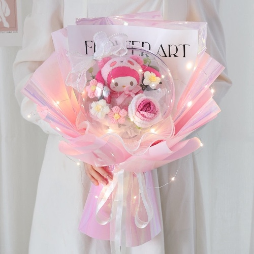Luxury Floral Kawaii Plush Bouquets - Melody