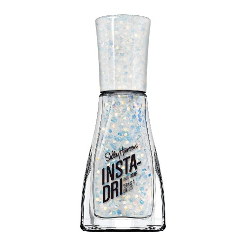 Sally Hansen Insta-Dri® Nail Polish, 3-in-1 formula with built-in base and top coat for shiny, extended wear in a single step. Dries in 60 seconds. Twinkle, Twinkle - 104 - White to Black Twinkle, Twinkle - 104